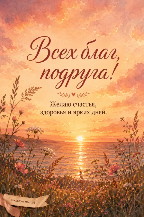 Золотой закат над спокойным морем через луговые цветы и высокие травы на переднем плане