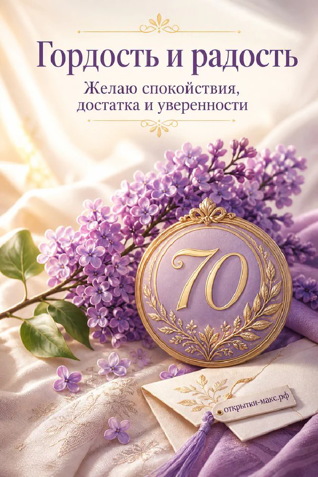 Розовая книга с цифрой 50 и деревом, чашка чая, подарок с лентой и ручка на шёлковом фоне с розами — вариант 2