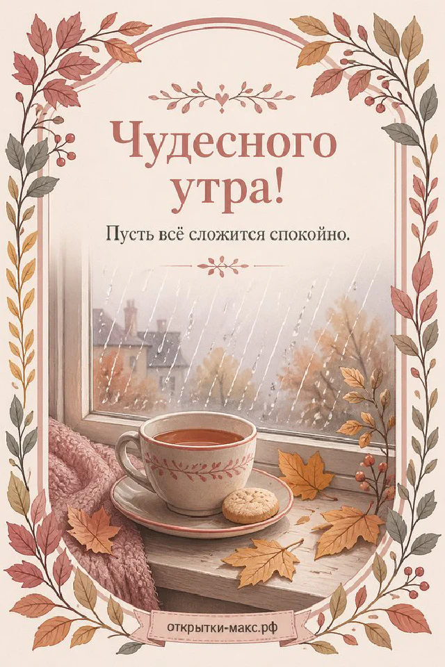 Бежевый конверт с сургучной печатью, белый цветок и деревянная рама с листьями на светлом фоне — вариант 3