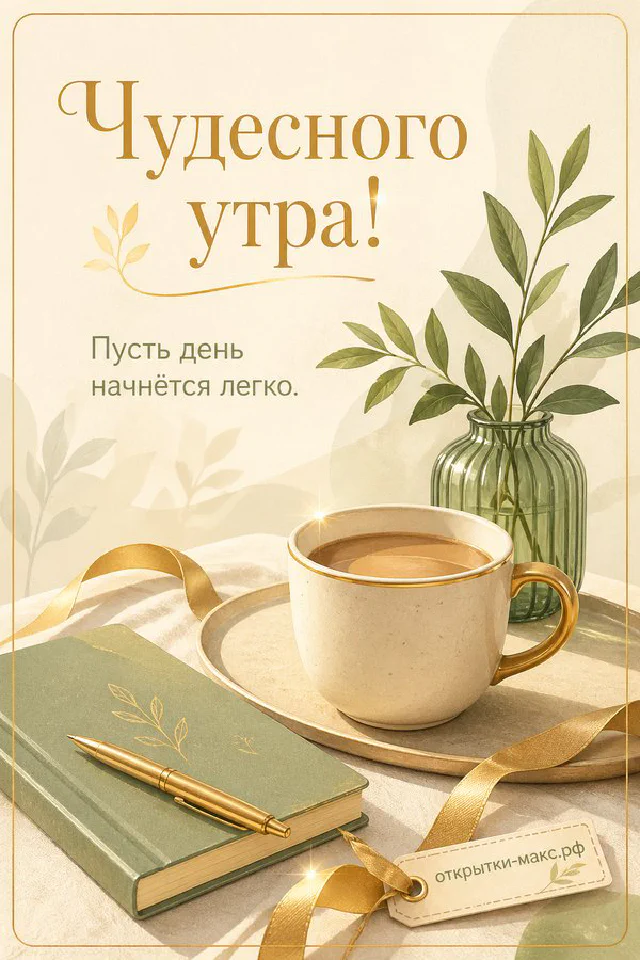 Букет белых роз в кружевной упаковке, две чашки кофе с сердечками из пенки и карточка с сердечком — вариант 6