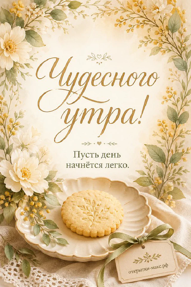 Букет белых роз в кружевной упаковке, две чашки кофе с сердечками из пенки и карточка с сердечком — вариант 7