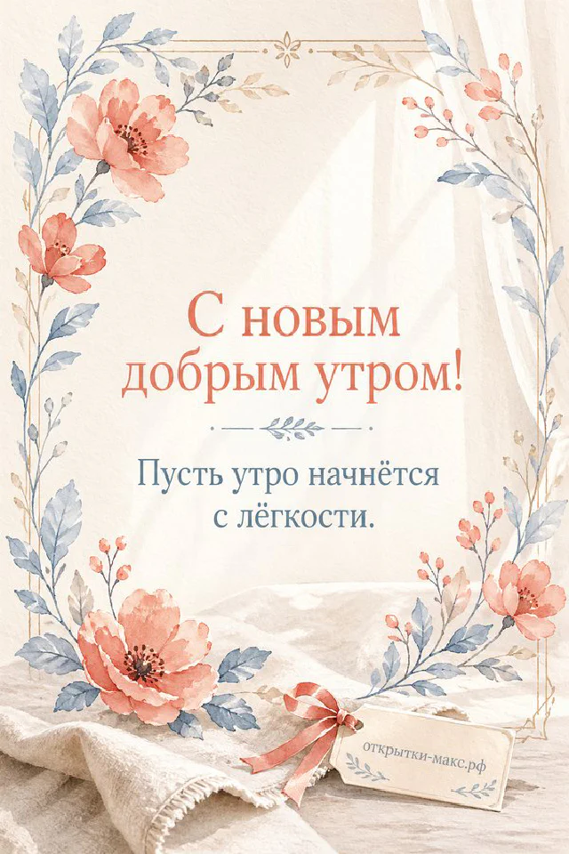 Розовая кружка кофе с молоком на деревянном столе с лепестками розовых цветов и белым полотенцем — вариант 2