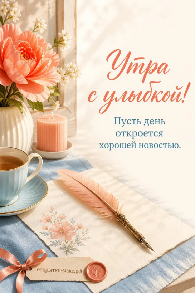 Плетёная корзина со срезанной лавандой стоит у светлого кресла с клетчатым пледом и подушкой, в окно льётся мягкий свет — вариант 3