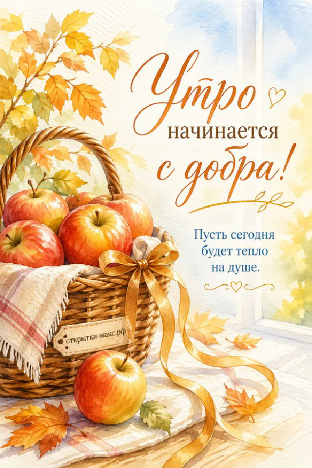 Белая свеча с льняной перевязью на ткани, рядом белые цветы и листья в голубой акварельной рамке — вариант 4