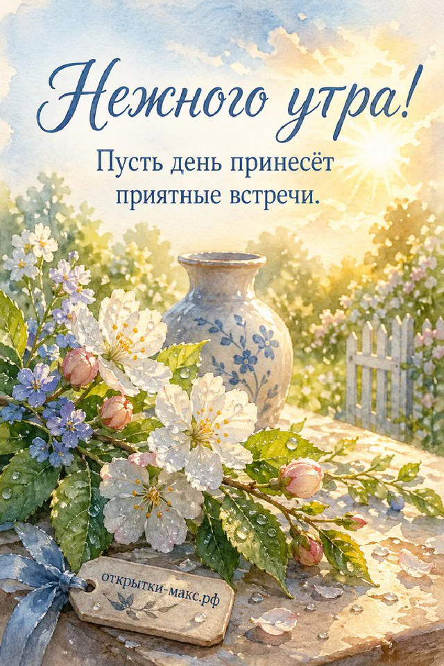 Тарелка с двумя круглыми пирожными с ягодной начинкой, миска со свежей малиной и черникой, кружка с напитком у окна — вариант 3