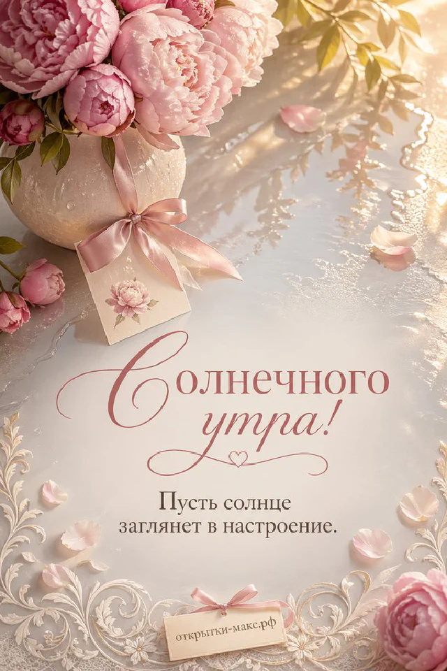 Корзина с лавандой и плед на кресле у окна, сиреневый конверт с запиской на тёплом фоне — вариант 2