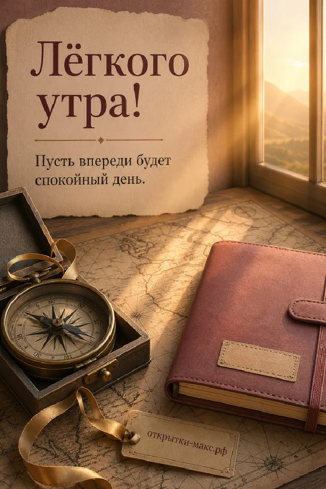 Белая чашка кофе на блюдце на льняной салфетке, рядом стеклянная ваза с веточками гипсофилы, по краю венок из мелких цветов — вариант 4