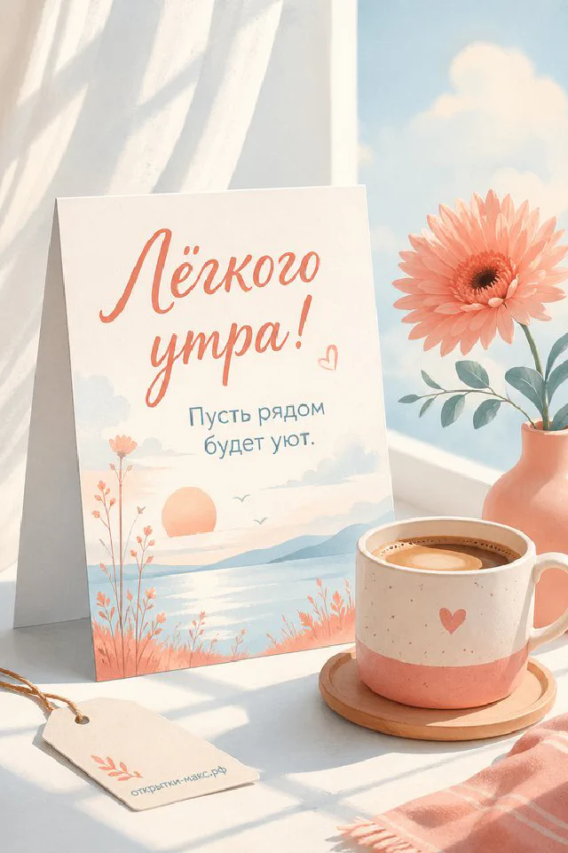 Клубника в чашке-сердце рядом с кремовым пионом и эвкалиптом на белом подносе — вариант 3