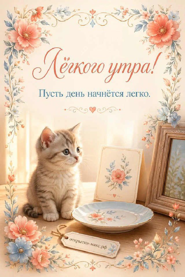 Розовый чайник с растительной росписью среди кленовых листьев у окна — вариант 5