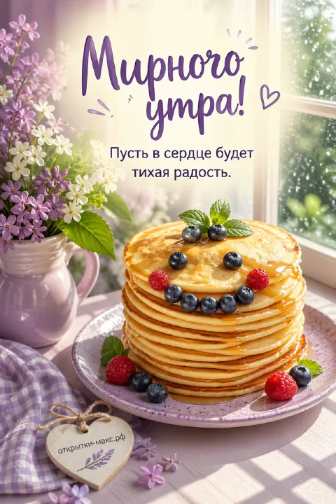 Мягкие облака на рассветном небе и светлая открытка на переднем плане