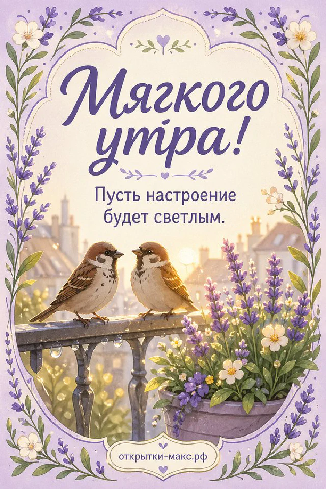Розовая фарфоровая чашка чая на льняной салфетке, букет светлых цветов в вазе и тарелка с разноцветными французскими макаронами — вариант 2