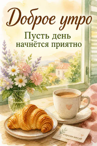 Письмо с пожеланием, полевые цветы и теплый утренний свет