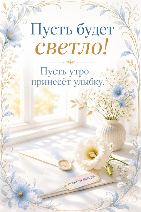 Подарочный тег на вазе с цветами и утренний свет окна