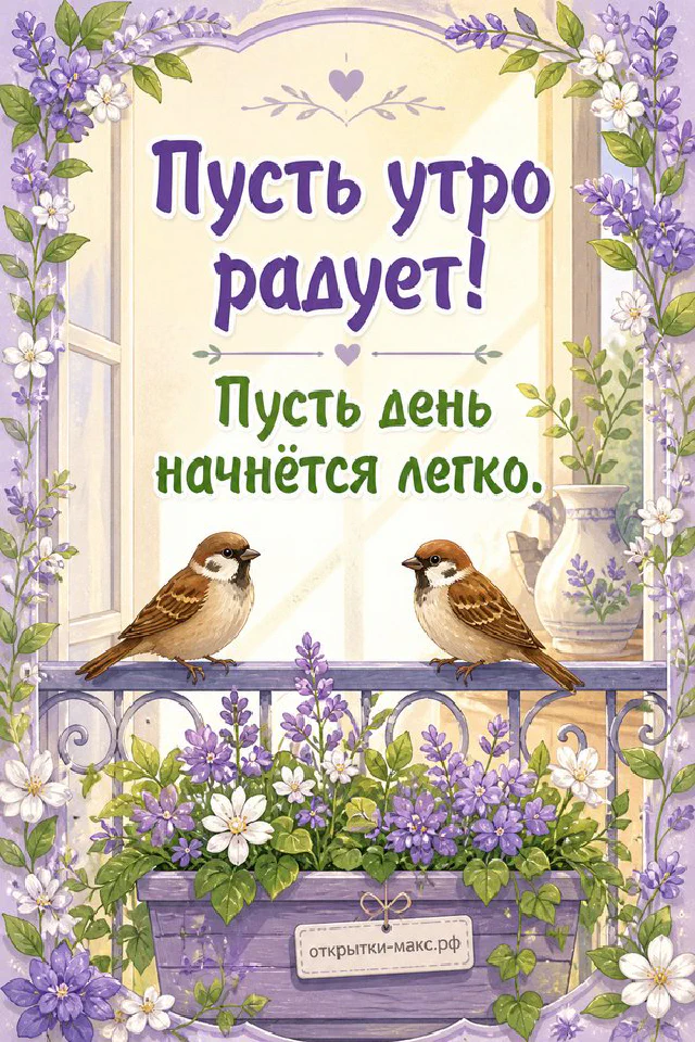 Букет белых ромашек в розовом кувшине и голубая чашка чая на льняной салфетке на солнечной кухне — вариант 5