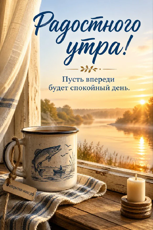 Дымящаяся чашка чёрного кофе, газета и наручные часы на коричневом ремешке на деревянном столе у окна — вариант 6