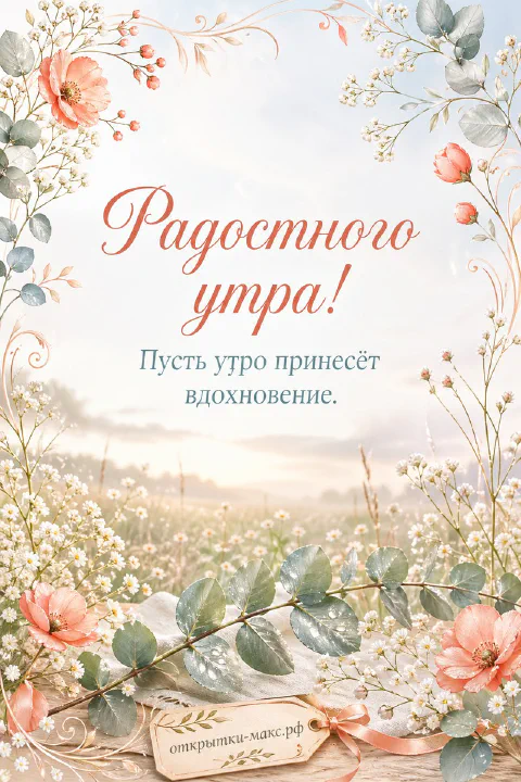 Воздушная рамка из персиковых маков, гипсофилы и колосков на фоне рассветного неба и цветущего поля
