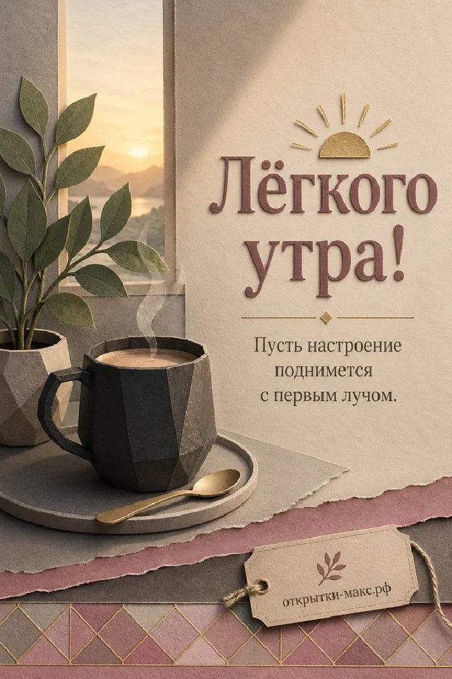 Венок из крупных розовых роз и нежных бутонов на кремовом фоне, в центре каллиграфическая надпись — вариант 2