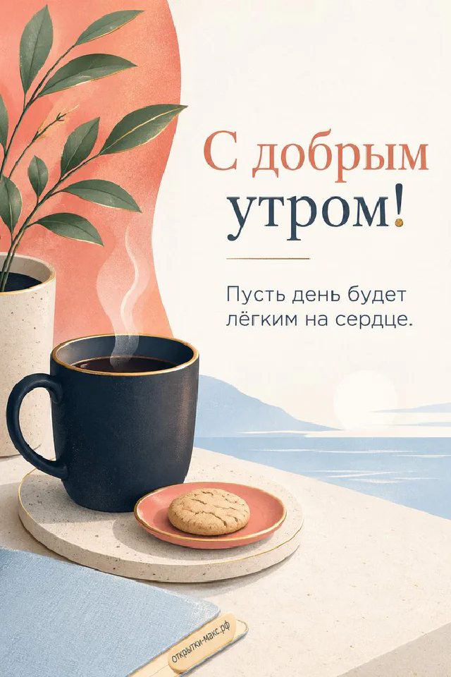 Кремовый кувшин с букетом полевых цветов и чашка кофе на подоконнике на фоне солнечного окна и рамки с сердечком — вариант 3