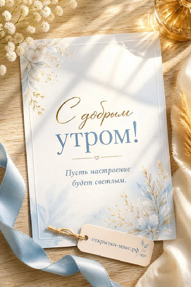 Веточка рябины с ягодами в синей вазе на фоне бежевого пледа и печенья — вариант 7