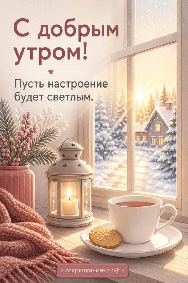 Веточка рябины с ягодами в синей вазе на фоне бежевого пледа и печенья — вариант 4