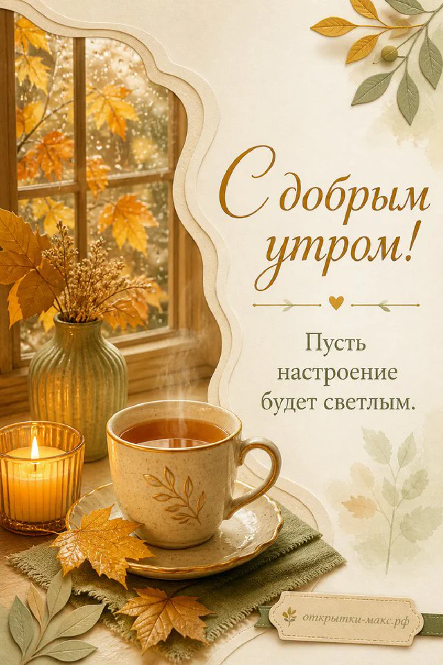 Веточка рябины с ягодами в синей вазе на фоне бежевого пледа и печенья — вариант 6