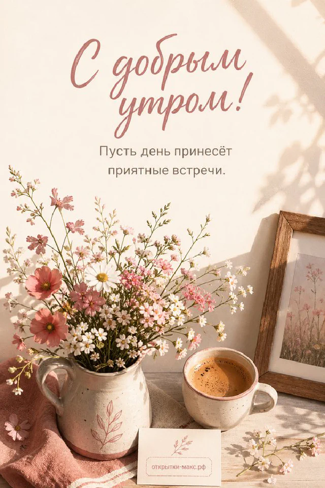 Золотистый щенок ретривера в розовой косынке у корзины с румяными булочками — вариант 3