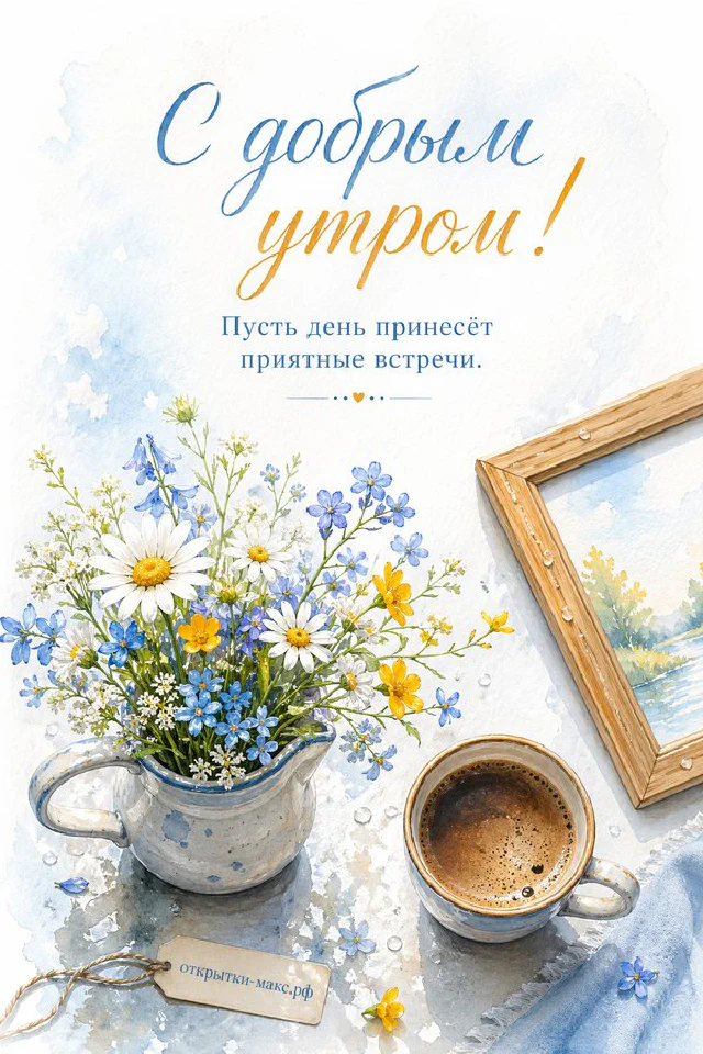 Золотистый щенок ретривера в розовой косынке у корзины с румяными булочками — вариант 8