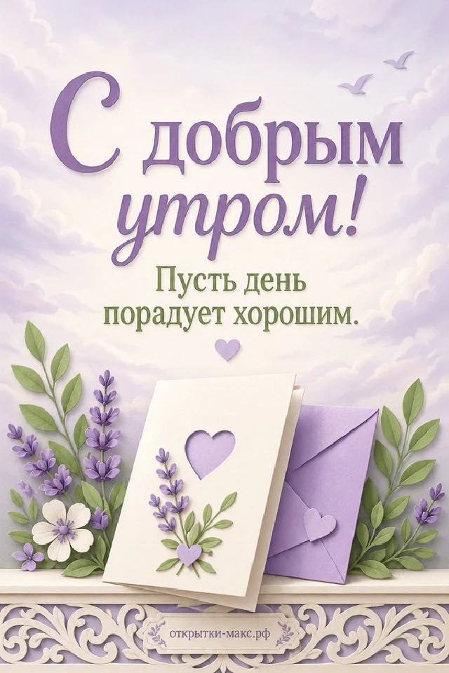 Кувшин с жёлтыми тюльпанами и сиреневая чашка чая с лимоном на кухонном столе с кружевной скатертью — вариант 6