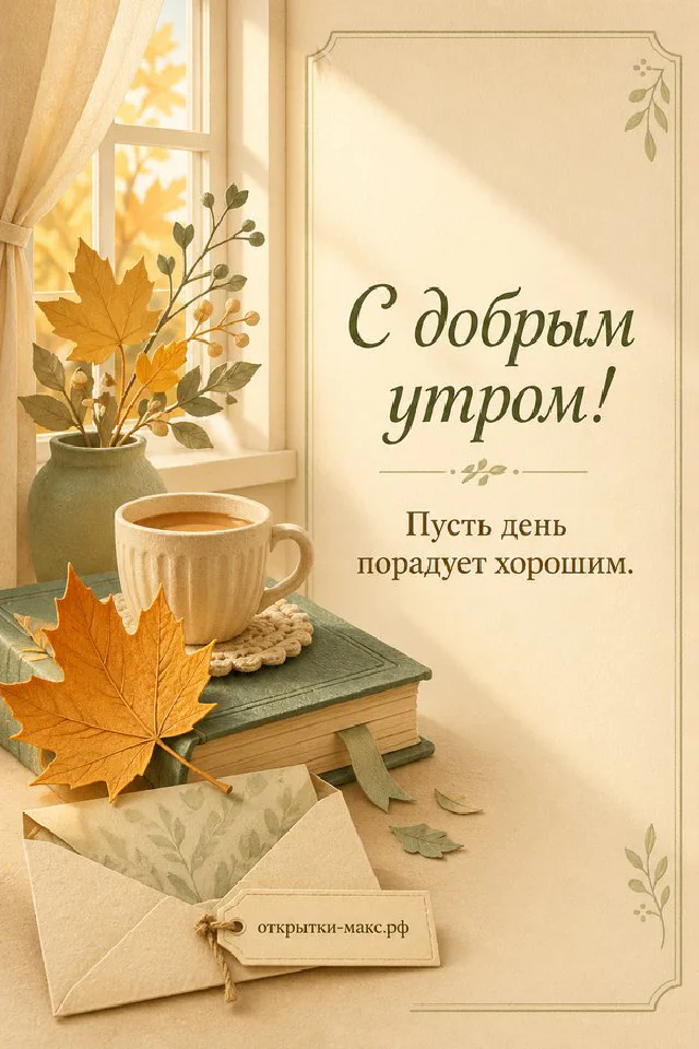 Кувшин с жёлтыми тюльпанами и сиреневая чашка чая с лимоном на кухонном столе с кружевной скатертью — вариант 7