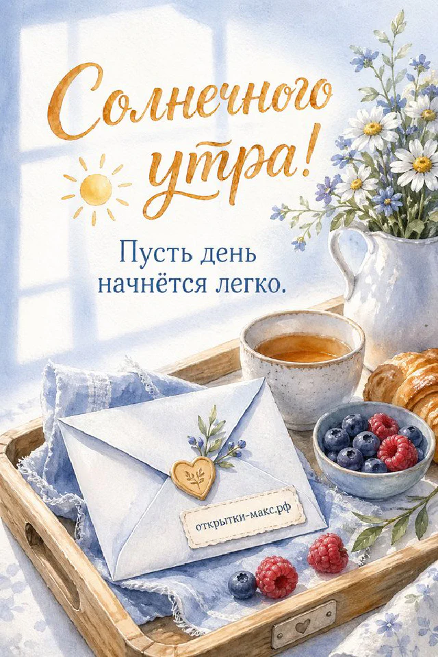 Серый полосатый котёнок тянется лапкой к круассану на тарелке на фоне старинной улицы с фонарём и букетом розовых пионов — вариант 5