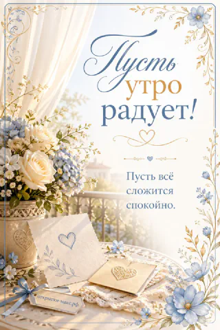 Среда утром