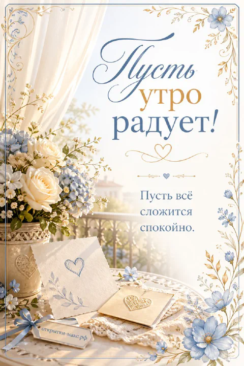 Среда утром