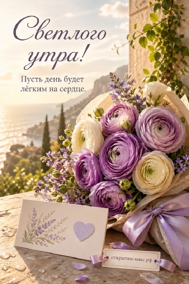 Акварель: два синих дрозда на цветущей ветке у открытого окна, чашка кофе на подоконнике — вариант 2