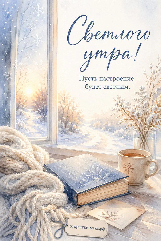 Чашка капучино с сердцем на блюдце у окна, букет розовых роз и розовый вязаный свитер — вариант 4