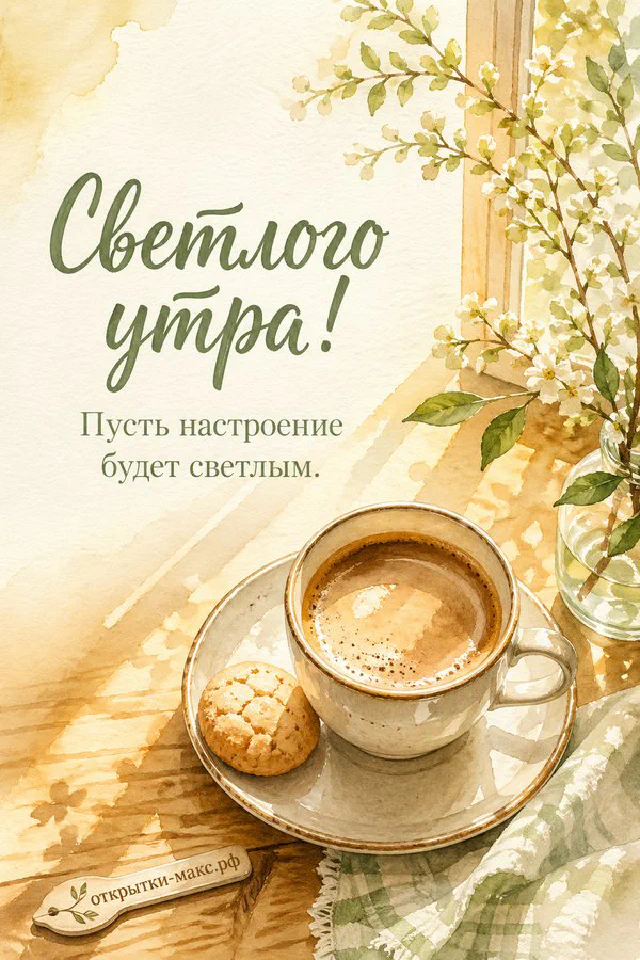 Чашка капучино с сердцем на блюдце у окна, букет розовых роз и розовый вязаный свитер — вариант 8