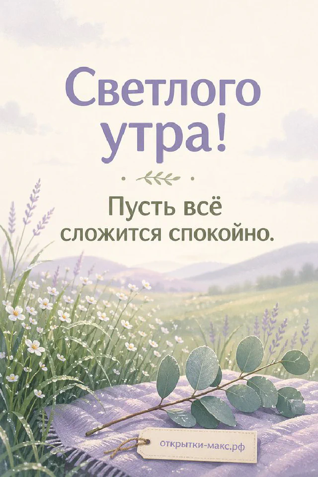 Чашка кофе и печенье на подоконнике у открытого окна, ваза с цветущими ветками и два воробья на ветке снаружи — вариант 4
