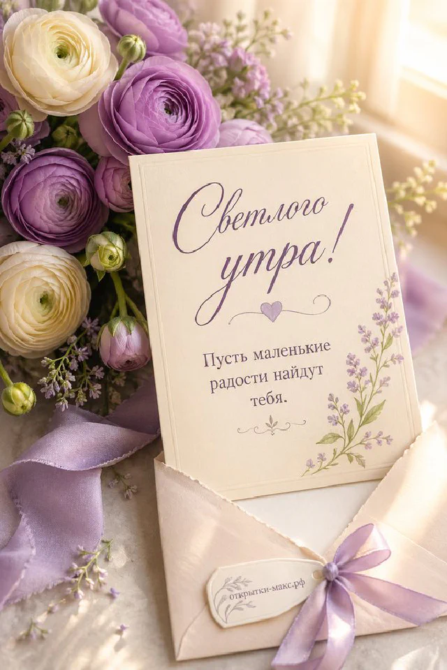 Поле белых ромашек с золотыми лентами в утреннем солнечном свете на голубом небосводе — вариант 2