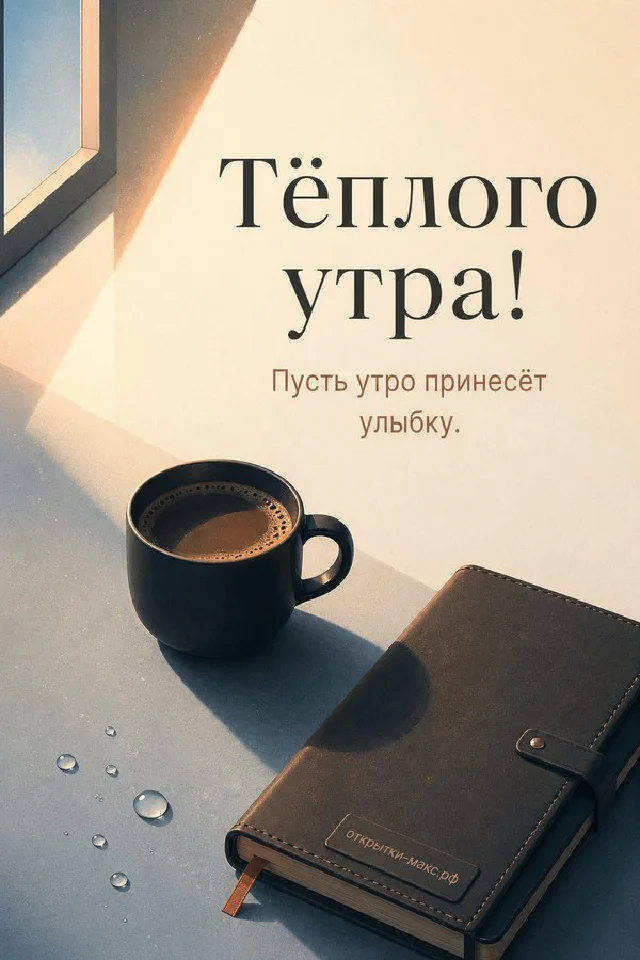 Плетёная корзина с букетом жёлтых нарциссов и голубой лентой у окна, рядом конверт с акварельным сердцем — вариант 2