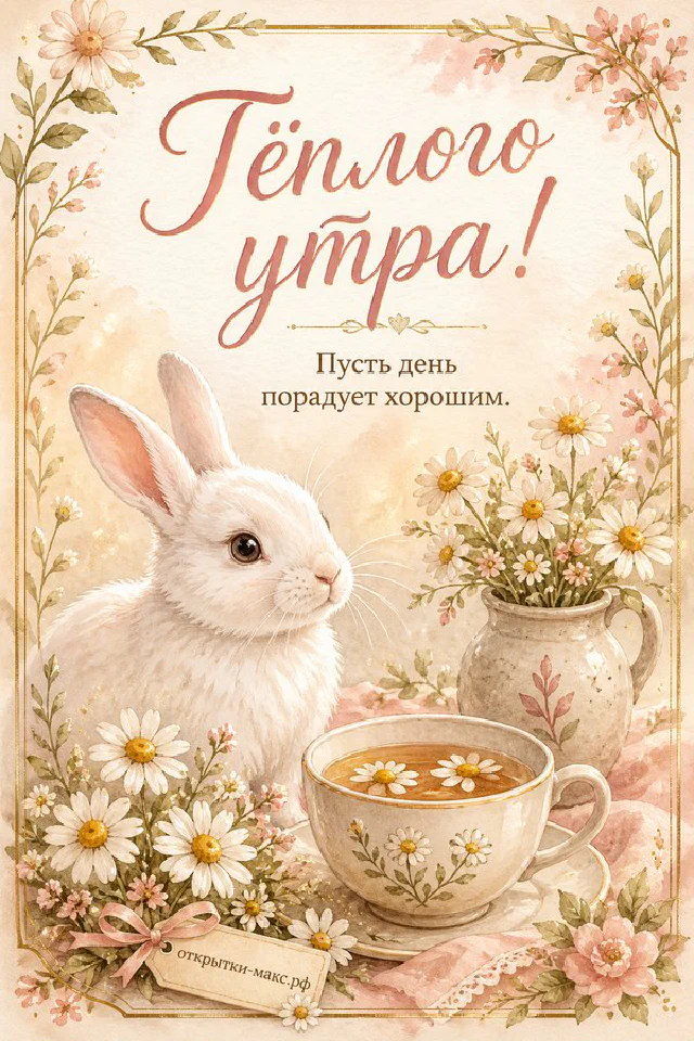 Тёмно-красная роза рядом с чашкой капучино у окна, лавандовая рамка с цветами и сиреневое сердце под чашкой — вариант 3