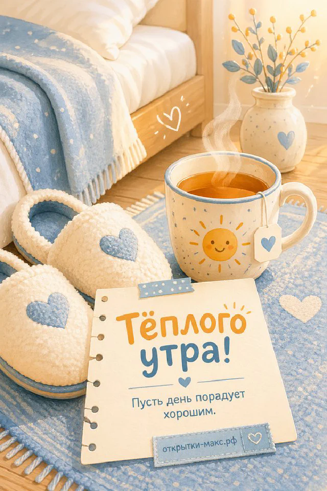Тёмно-красная роза рядом с чашкой капучино у окна, лавандовая рамка с цветами и сиреневое сердце под чашкой — вариант 7