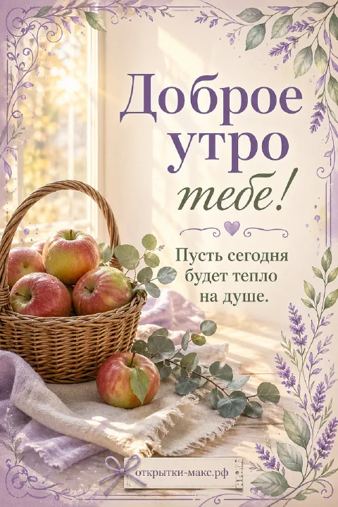 Тихий балкон с геранью и видом на утреннее небо