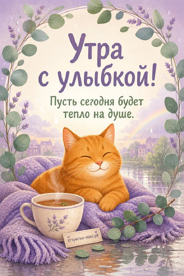 Лиловая книга с декоративной розой на прикроватной тумбочке рядом с вазой с зелёными веточками — вариант 3