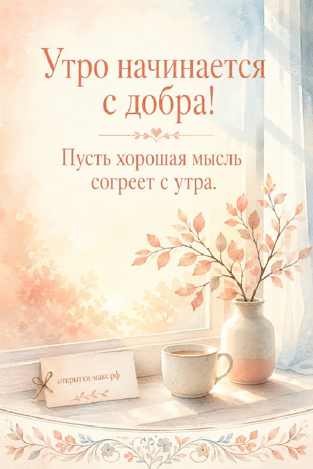 Стопка румяных блинчиков с клубникой, малиной и черникой на тарелке на фоне цветов и домика в стиле аппликации — вариант 2