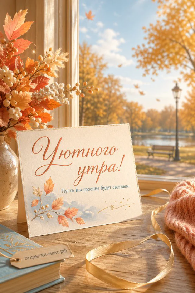 Сиреневая чашка кофе с пенкой и горшочек с улыбающимся кактусом и розовым цветком, рядом конверт и ветка сирени — вариант 7