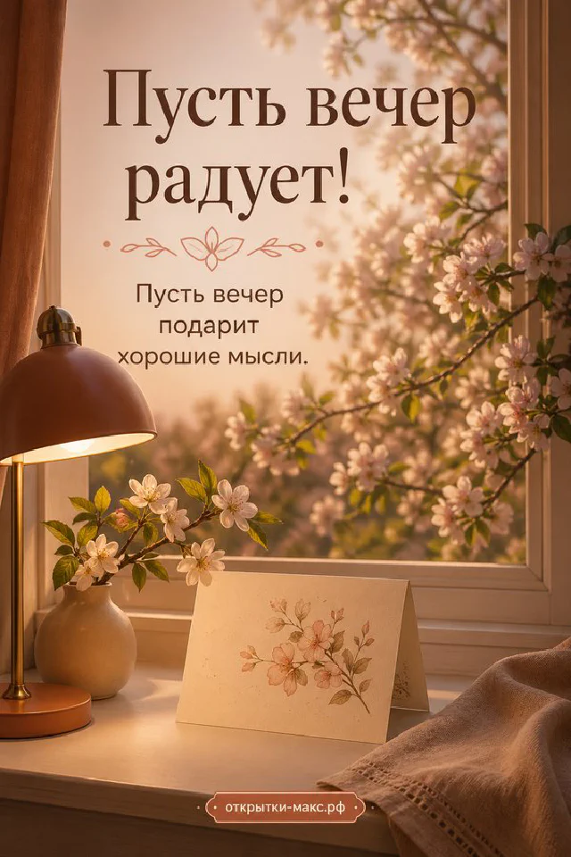 Средиземноморский балкон с плетёным креслом, вазой и белыми цветами на фоне моря на закате — вариант 2