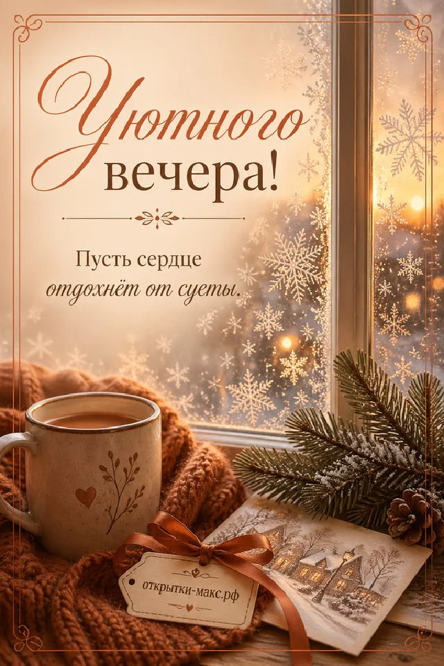 Большая ваза с белыми и голубыми полевыми цветами у окна на закате со свечой и пледом — вариант 2