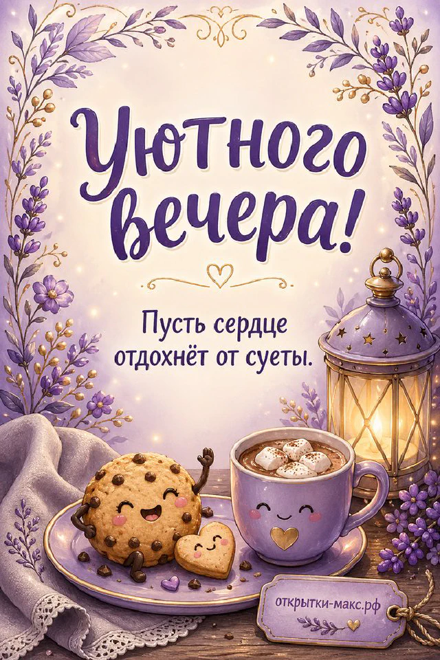 Большая ваза с белыми и голубыми полевыми цветами у окна на закате со свечой и пледом — вариант 6