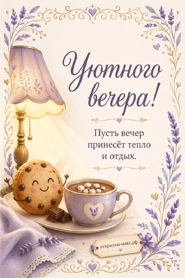 Настольный календарь, кружка чая, лампа и ваза с цветами на зелёном фоне — вариант 7