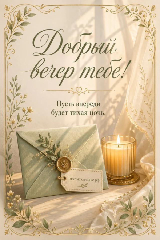 Фарфоровый кувшин с белыми ромашками и голубыми цветами, рядом свеча-фонарик на подоконнике — вариант 8