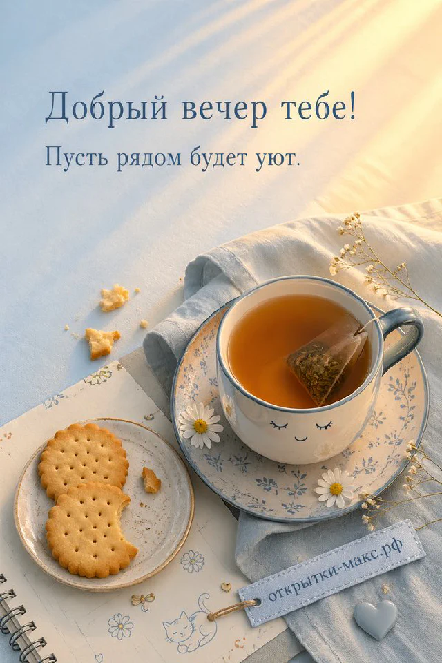 Кожаный ежедневник с наручными часами, белая чашка чая и фонарь у окна с видом на вечерний город — вариант 4
